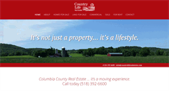 Desktop Screenshot of countryliferealestate.com