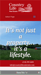 Mobile Screenshot of countryliferealestate.com